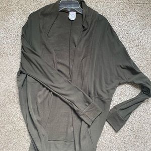 Long Open Front Sweater